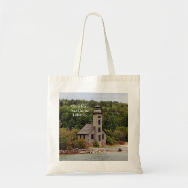 Storön Öster Channel Lighthouse tote bag Tygkasse (Framsidan)