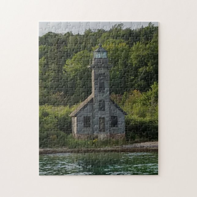 Storöns fyr Munising Michigan Pussel (Vertikal)