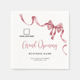 Storöppnare modern Logotyp för menyfliksområdet fö Pappersservett