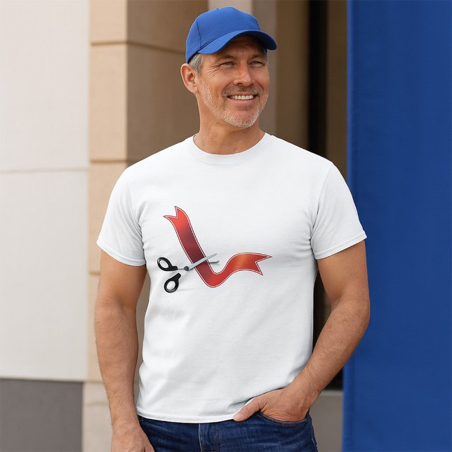 Storöppningssaxar i Firande T Shirt (Skapare uppladdad)
