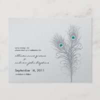 Storpeacock Metallic Silver/Teal Spara datum