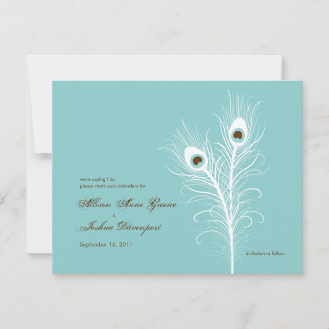 Storpeacocks Spara datuminbjudan Spara Datumet (Framsida)