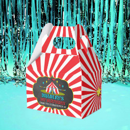 Storpopulär cirkus-karnival-kartong 1:a födelsedag presentaskar