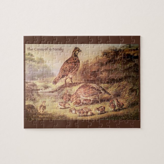 Storpuzzel i vaktfamiljen (500 delar) pussel (Horisontell)
