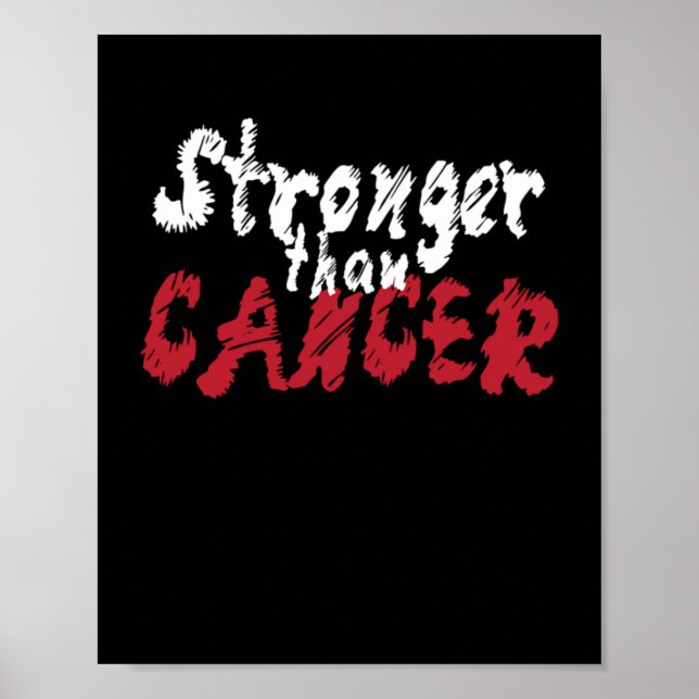 Större än cancer Chemo- sjukdom Poster (Framsidan)