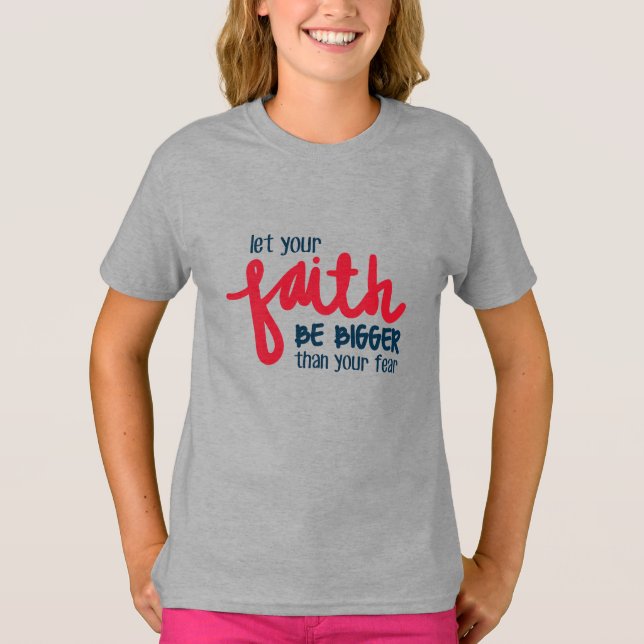 Större än din rädsla t shirt (Framsida)