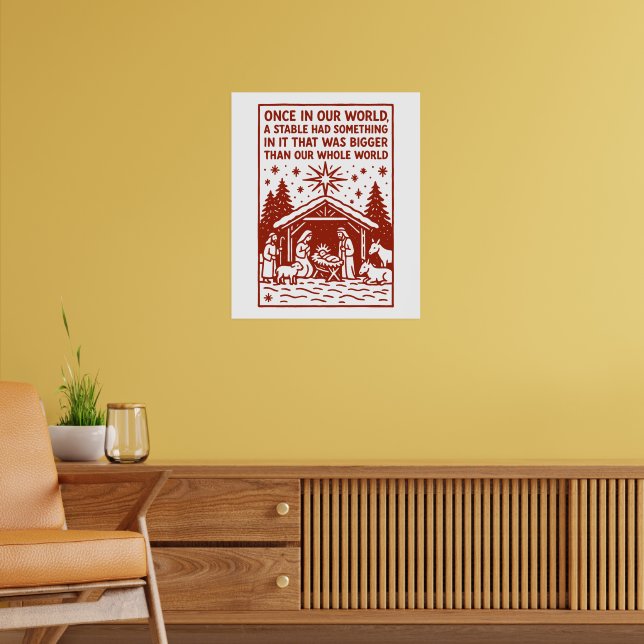 Större än hela vår värld 1 poster (Vardagsrum 2)