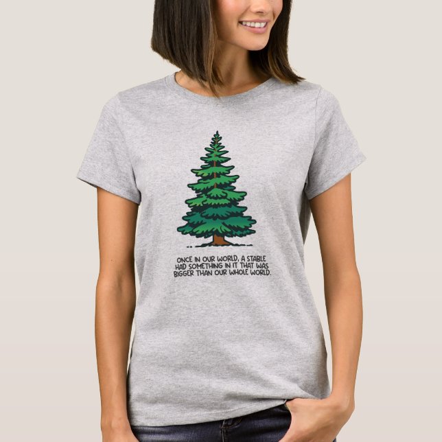 Större än hela vår värld 2 t shirt (Framsida)