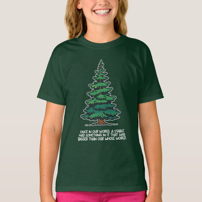 Större än hela vår värld 2 t shirt (Framsida)