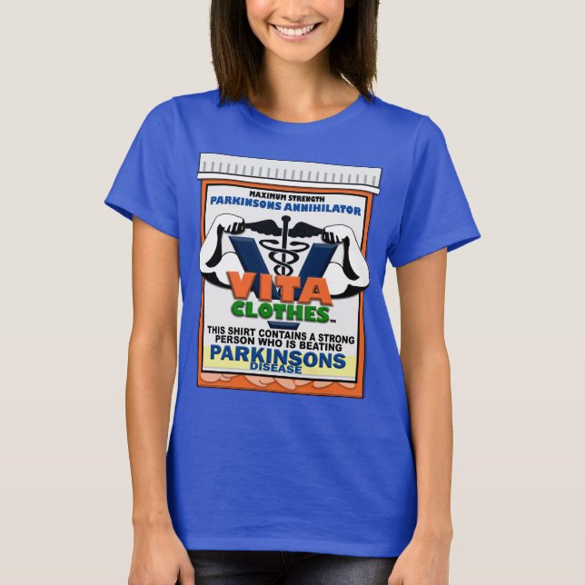 Större än Parkinsons sjukdom T Shirt (Framsida)