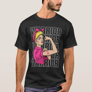 Större än Rosa Ribbon Tees Medvetenhet om cancer T Shirt