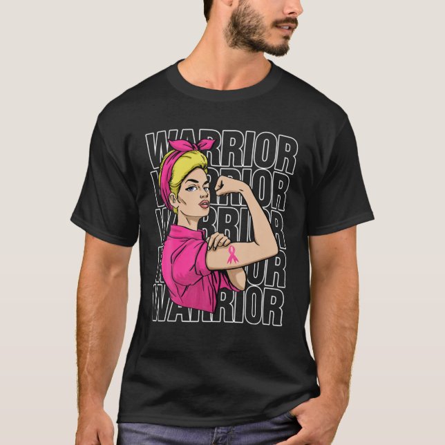 Större än Rosa Ribbon Tees Medvetenhet om cancer T Shirt (Framsida)