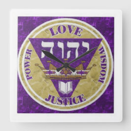 Större attribut fyrkantig klocka