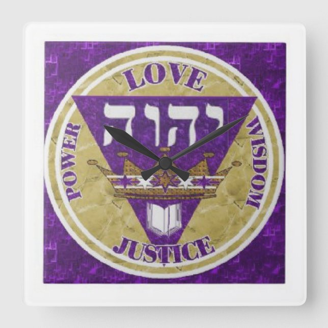 Större attribut fyrkantig klocka (Framsida)