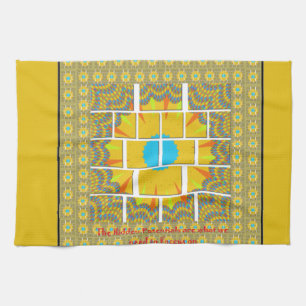 Större Bild Art-utskrift Kökshandduk