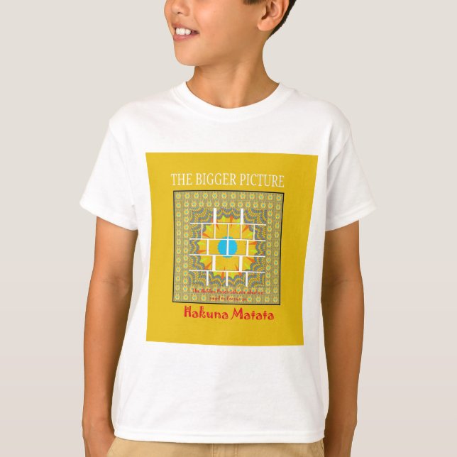 Större Bild Art-utskrift Tee (Framsida)