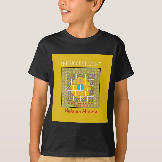 Större Bild Art-utskrift Tee (Framsida)