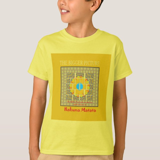 Större Bild Art-utskrift Tee Shirt (Framsida)