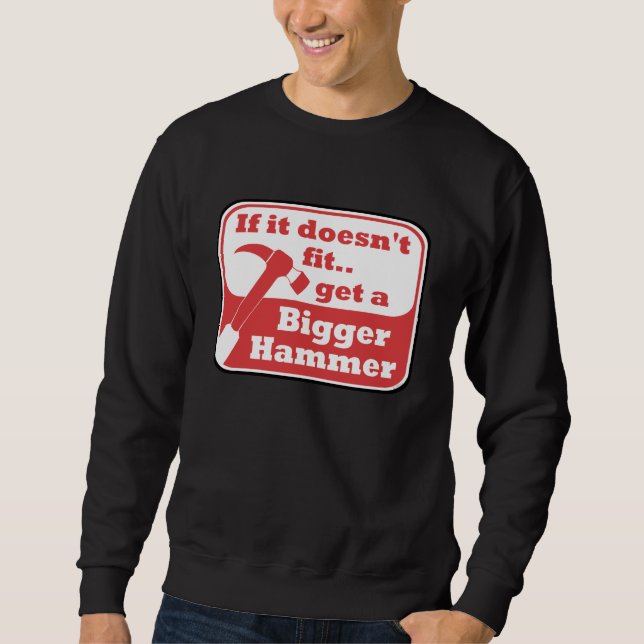 Större bulta sweatshirt (Framsida)