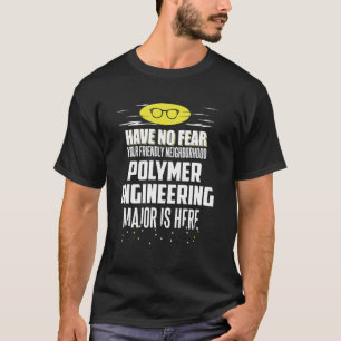 Större grafik för toppen Polymer Engineering - har T Shirt