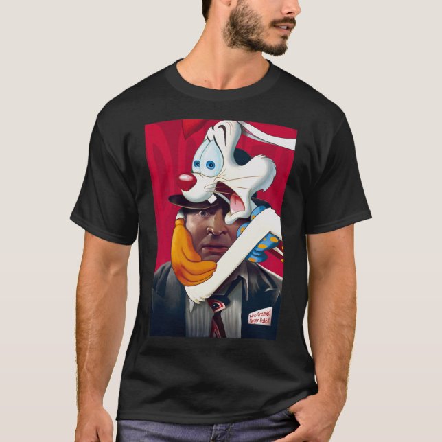 Större kanin Classic T-Shirt (Framsida)