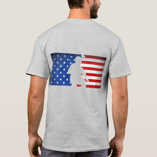 "STÖRRE LEAGUE AMERICAN INFANTRY" T SHIRT (Baksida)