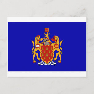 Större Manchesters flagga Vykort