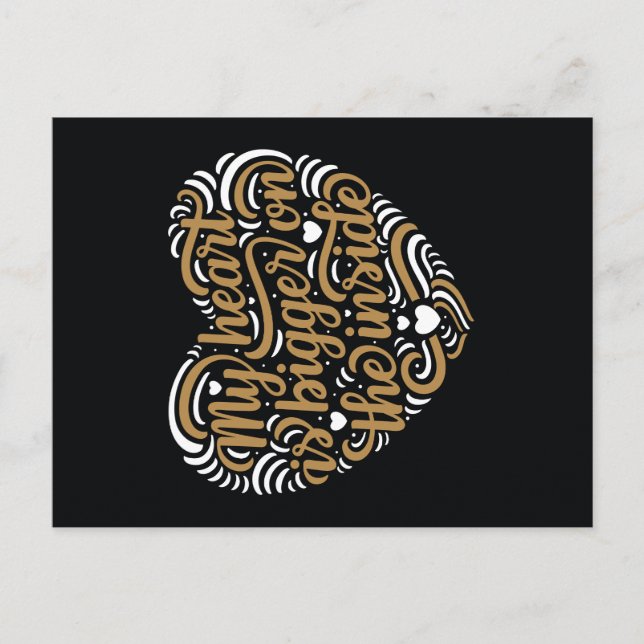 STÖRRE PÅ INSIDE/ ValentinDAGENS vykort (Framsida)