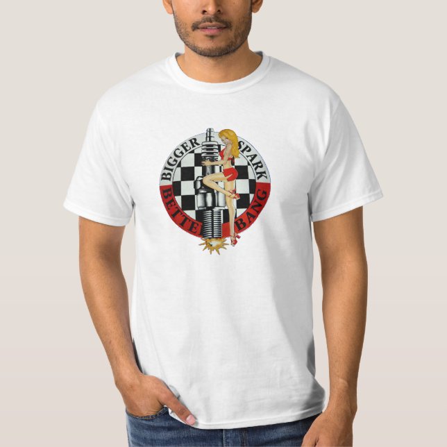 Större Spark. Bättre Bang. Tee Shirt (Framsida)