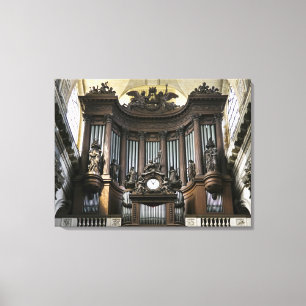 Större storlekt kanvastryck av Saint Sulpice-organ