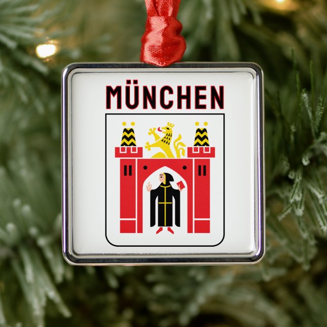 Större vapen för München Julgransprydnad Metall (Träd)