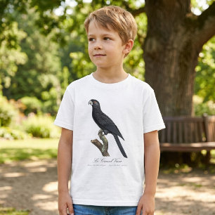 Större vasapapegoja, Coracopsis vasa Illustration T Shirt