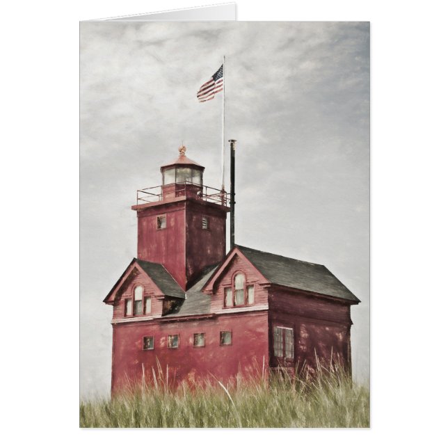 Storrött fyrverkeripjäs OBS kort (Framsidan)