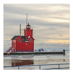 Storrött i Michigan Fototryck