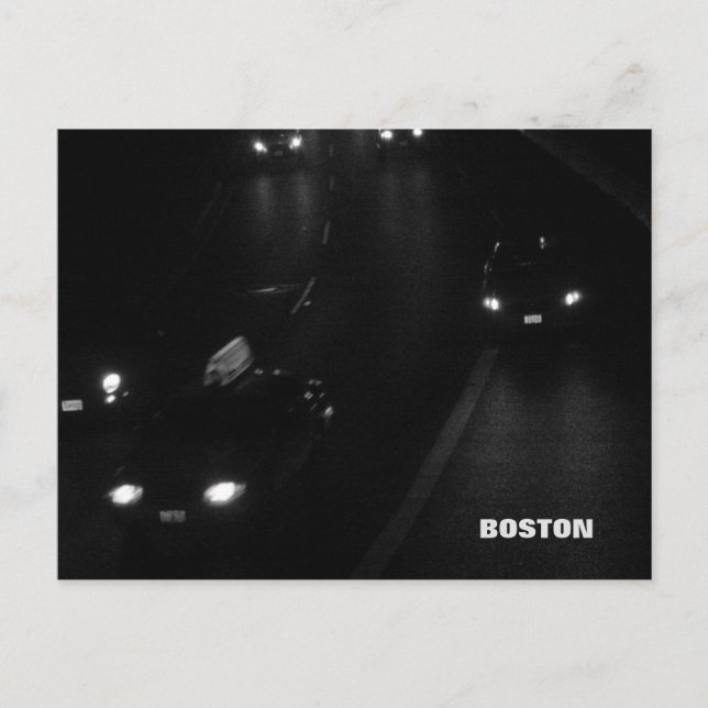 Storrow Drive, BOSTON Vykort (Framsida)
