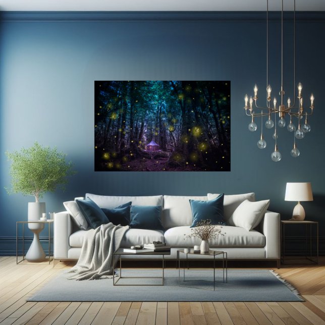Storsint, förändrad Forest Firefly Fairy House Poster (Skapare uppladdad)