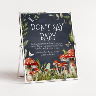 Storsint svammel, säg inte Baby Poster