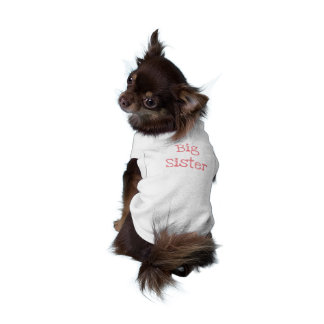 Storsister Doggie Ribbed-Tanktop Husdjurströja