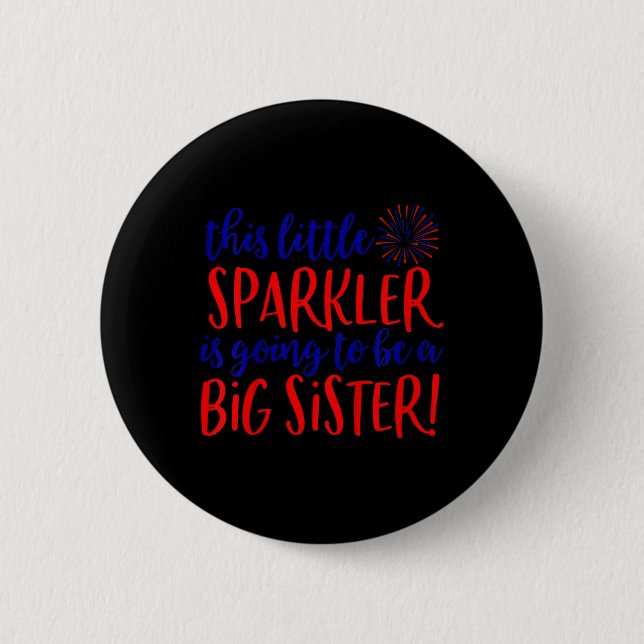 Storsister Sparkler 4:e Graviden i juli Knapp (Framsida)