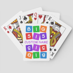 Storskalig anpassningsbar spelar kort spel kort