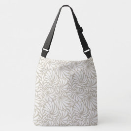Storskalig Blommönster Kor-body-Tote Bag Axelväska