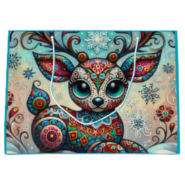 Storskalig folkkonst för julrenar i Ögon