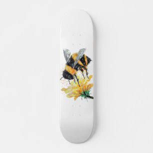 Storskalig Humla som samlar pollen Mini Skateboard Bräda 18,5 Cm