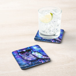 Storskalig Öga-fågelblått Lila i Uggla Underlägg