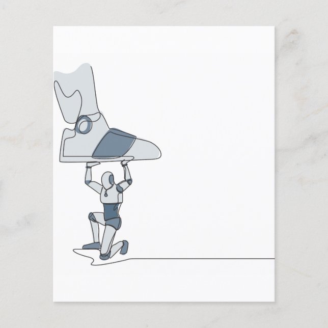 Storskor krossar maskin flygblad (Framsidan)