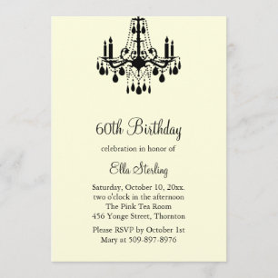 Storslagen balsalfödelsedaginbjudan (elfenben) inbjudningar