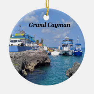 Storslagen Cayman Julgransprydnad Keramik