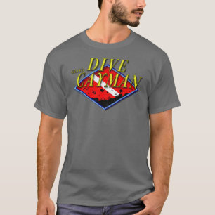 Storslagen Caymanskjorta för dyk Tee Shirt