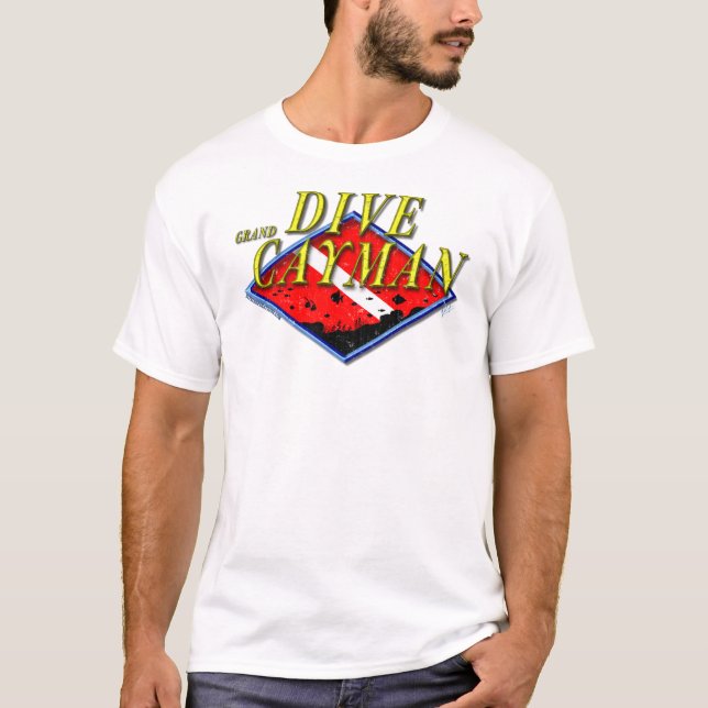 Storslagen CaymanT-tröja för dyk Tee Shirt (Framsida)
