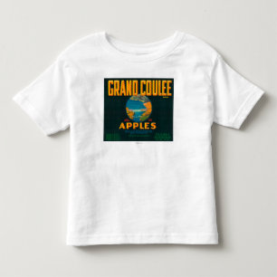 Storslagen Coulee Apple etikett - Coulee, WA Tee